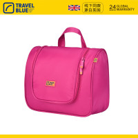 蓝旅(TRAVEL BLUE)341红色 豪华化妆/盥洗袋 大容量旅行洗漱包男防泼水 出差便携女多功能收纳包