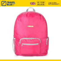 蓝旅(TRAVEL BLUE) 065红色 便携轻便皮肤包折叠包双肩户外徒步旅行背包 折叠包20L