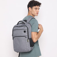 蓝旅(TRAVEL BLUE)3100灰色 双肩背包-城市印象 轻便通勤双肩包16英寸