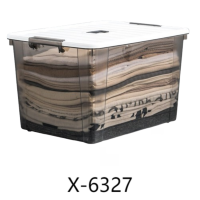 禧天龙(Citylong)X-6327围典收纳箱(透白) 大号收纳箱塑料整理收纳箱
