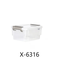 禧天龙(Citylong)X-6316围典收纳箱(透白) 积木磁力片加厚整理盒衣服整理箱化妆品饰品储物箱