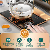 金灶(KAMJOVE) 0.8升涌泉式全自动上水电热水壶 玻璃烧水壶智能电茶炉保温整套茶具H17