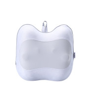 美仕达 腰部按摩仪器肩背腿部颈椎车载按摩靠垫教师节礼物送男女老师爸妈高档实用生日礼物 MS-B36 浅灰色