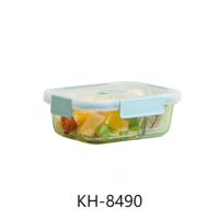 禧天龙(Citylong)KH-8490玻璃保鲜盒(蓝青) 厨房食物冷冻冷藏水果鸡蛋储物盒