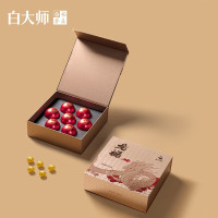 白大师 茶叶白茶福鼎白茶2018年龙福寿眉龙珠175g