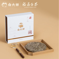 白大师 正脉之源系列茶饼 贡眉白茶白毫银针 2019年白毫银针茶饼