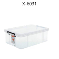 禧天龙(Citylong)X-6031大力士收纳箱(透白)特大号有盖衣物收纳箱加厚被子收纳箱