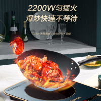 苏泊尔(SUPOR) 电磁炉 一键匀猛火 193mm线圈盘 炫彩面板 四角C型圆弧防磕 电磁炉 C22-I