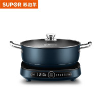 苏泊尔(SUPOR)电磁炉 多功能多用途 爆炒电磁炉 火锅涮蒸炖煎 不沾多点控温精控防溢 C21-ICD32