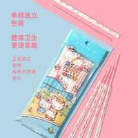 宜洁 KT便携吸管可弯吸管￠6x 210mm100支 K-8178