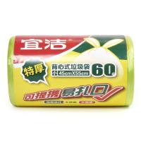 宜洁 Y-9680特厚背心式垃圾M 60只45cmx55cm
