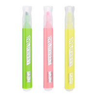 晨光文具(M&G)3色荧光笔 办公学生通用醒目重点标记笔 星彩系列手绘手账笔 记号笔 3支/盒AHMV7601