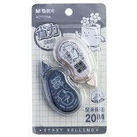 晨光文具(M&G) 无所不卷10m*5mm学生修正带迷你涂改带白色带芯改正带PET带芯 ACT77706 12个装