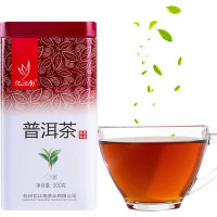 忆江南 普洱茶熟茶 100g罐装 原产黑茶云南糯香味散包装茶自己喝
