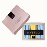 金号 爱丁堡-婴幼儿A类标准系列4 双条毛巾礼盒装 HY1169-7