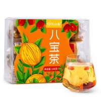 忆江南 正品塑盒养生花茶红枣桂圆八宝罗汉果金桔雪梨菊花姜枣茶 140g八宝茶