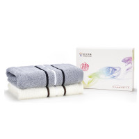 金号 清然/系列-0 灰色单条方巾彩盒装 HY6118-0