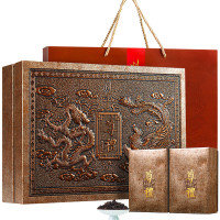 忆江南 茶叶尊礼系列大红袍礼盒福建乌龙茶送礼年货龙凤系列300g 300g尊礼大红袍礼盒