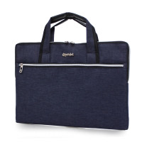 斯莫尔(SIMOER) 手提文件袋 公文包 大容量手提包 帆布资料档案袋 SL-8135 蓝色