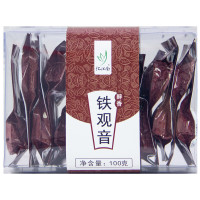 忆江南 茶叶盒装乌龙茶 商超同款独立小袋口粮茶 100g*塑盒铁观音