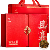 忆江南 金骏眉200g茶叶礼盒武夷山红茶蜜香型节日礼品送礼送长辈 且喜-200g金骏眉-礼盒