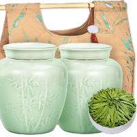 忆江南 慢品龙井茶180g礼盒装送礼送客户瓷罐装龙井茶叶