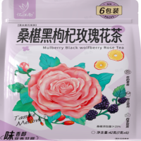 忆江南 蜜桃乌龙 蜂蜜柠檬 枸杞玫瑰 麦冬苹果 菊花枸杞等7选一 42g桑椹黑枸杞玫瑰茶(7g*6袋)