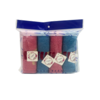 金号 儿童毛巾四条袋装 GAT1725WH-4