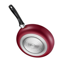 苏泊尔(SUPOR)火红点 聚油煎锅 平底不粘锅 磁灶燃气通用 抗粘更耐磨 家用蛋煎牛排PJ26HA10 26CM