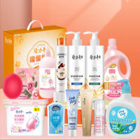 隆力奇洗发水 沐浴露 护发素 洗面奶 护手霜 肥皂 香皂 洗衣液 柔顺剂 洗衣液 洗衣凝珠隆力奇隆情厚礼12件D款