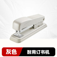 齐心(Comix) 25页经典钢制耐用订书机/订书器 大号适配12#订书钉24/6钉 B3083-灰色
