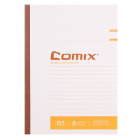 齐心(Comix) B5办公无线装订本6本装 清新四色 优质纸张 量贩包装 100张 C4518-配-张