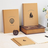 齐心(Comix) 梦幻系列牛皮纸无线装订本 A5/80张 清新四色 优质纸张 书写丝滑 CWA580-5-配-伟