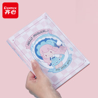 齐心(Comix) 水晶胶套本 96张 36K 彩色内芯 吸墨均匀 按扣开合 书签设计 MWCT0001-配-伟