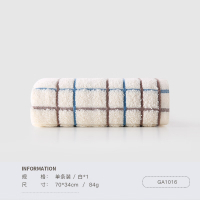 金号 纯棉毛巾老款全棉家用成人情侣男女面巾柔软吸水不易掉毛擦脸巾 GA1016白色 1条[新老款随机发]