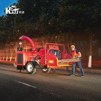 凯姿(KAZZ)柴油碎枝机柴油木材树叶枝条碎木机树枝秸秆粉碎机可移动16公分 3ZQ-16C