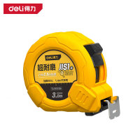 得力(deli)高精度卷尺加厚加硬测量工程尺正品钢卷尺子家用米尺子工地家用 3米-ABS外壳推钮锁定 DL9003B