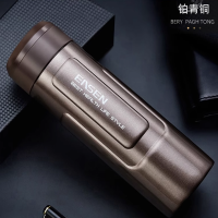 水宜生 530ML 男女士不锈钢水杯 真空车载泡茶杯 商务保温杯 L518 530ML 三色可选