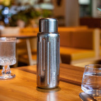 焖大师(MENDASHI) 520ml 全钛绅士闷泡杯茶水分离纯钛杯高档 MD520T皓月银