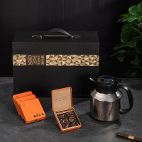 焖大师(MENDASHI) 纯钛闷泡壶套装 陈皮白茶全钛闷泡壶高档 户外随行保温壶 MT1105T