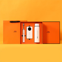 豹牌 BP-T15 保温杯套装 橙色 随行套装 礼盒装