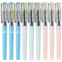 白雪 X88直液式可换笔芯走珠笔0.5全针管型学生考试用中性笔12支/盒1盒