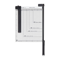 齐心(COMIX)切纸刀钢质切纸机/裁纸刀/闸刀/铡刀裁纸照片文件办公B2781可切A4(305mm*254mm)