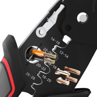 得力(deli)剥线钳多功能压线分线钳电工专用剪线钳不锈钢拔线钳7寸钳子工具DL4992