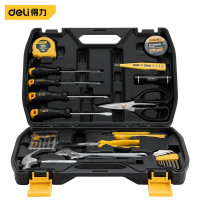 得力工具套装多功能家用工具箱五金工具电工手动综合维修组套套装 DL5963