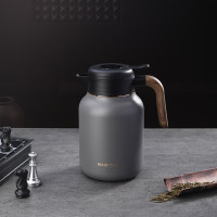 焖大师(MENDASHI) 1800ml真空闷泡壶家用办公焖茶壶保温壶大容量热水瓶保温瓶 M1800C太空灰