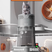 霍尼韦尔(Honeywell) 空气净化器 宠物除臭异味除菌过敏原负离子吸猫毛黑色 HW-C03A