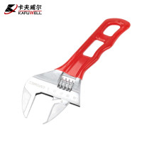 卡夫威尔 短柄大开口卫浴活动扳手台盆花洒水管五金件管钳8寸 WR4577