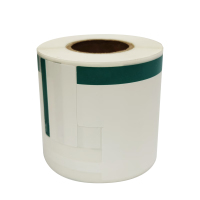 植巾 BBQ250 80mm*50mm 适用于D-50L机型 合成纸 150片/卷 1盒/卷 组合标签纸 1.00 盒/