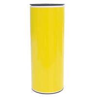 植巾 BT110 220mm*20m PVC 适用机型 MS-TTR362AC 打印机标签标贴 (计价单位:卷) 黄色